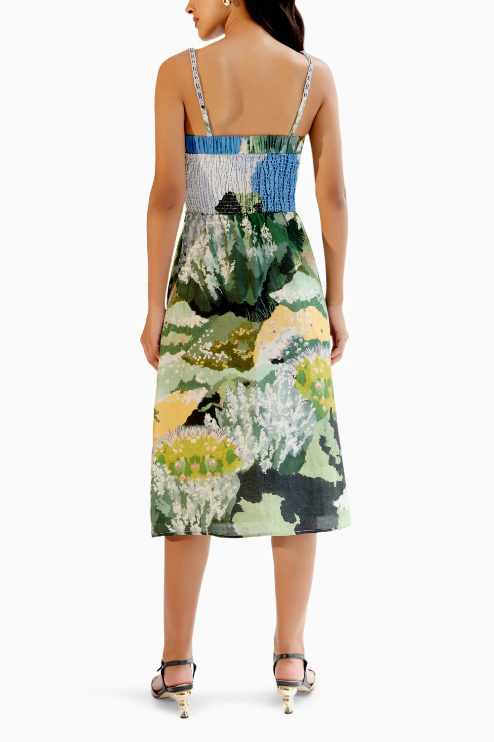 Valentina Forest Midi Dress