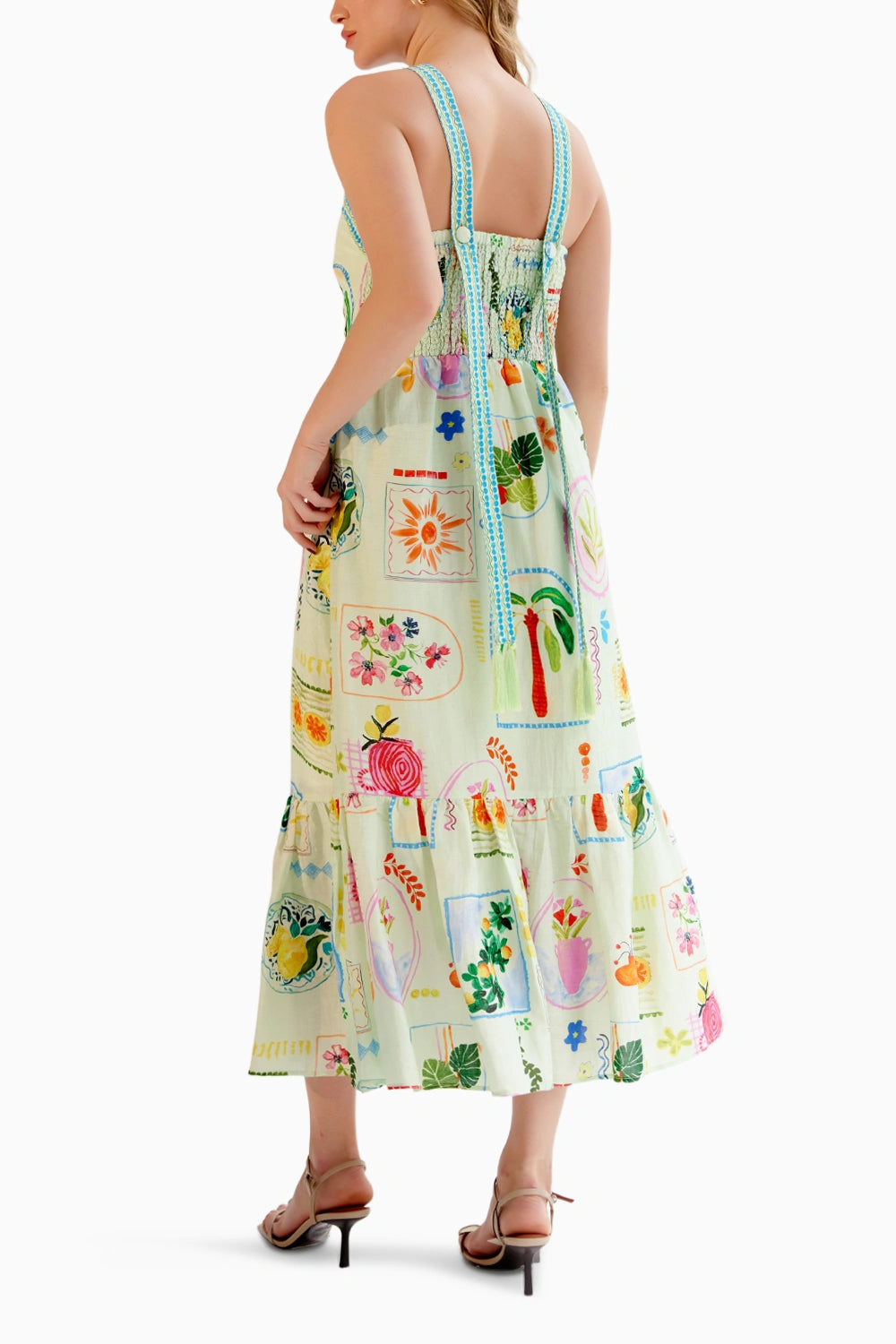 Aida Postcard Maxi Dress