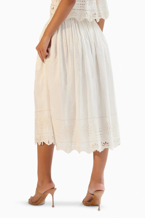 Freya White Skirt