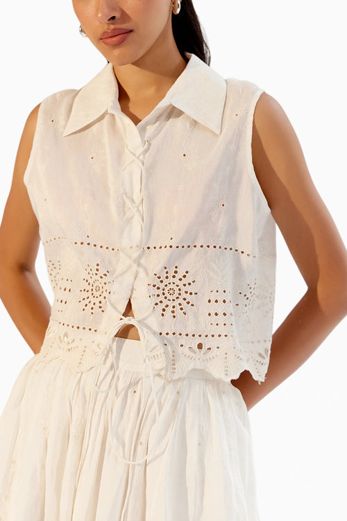 Freya White Shirt