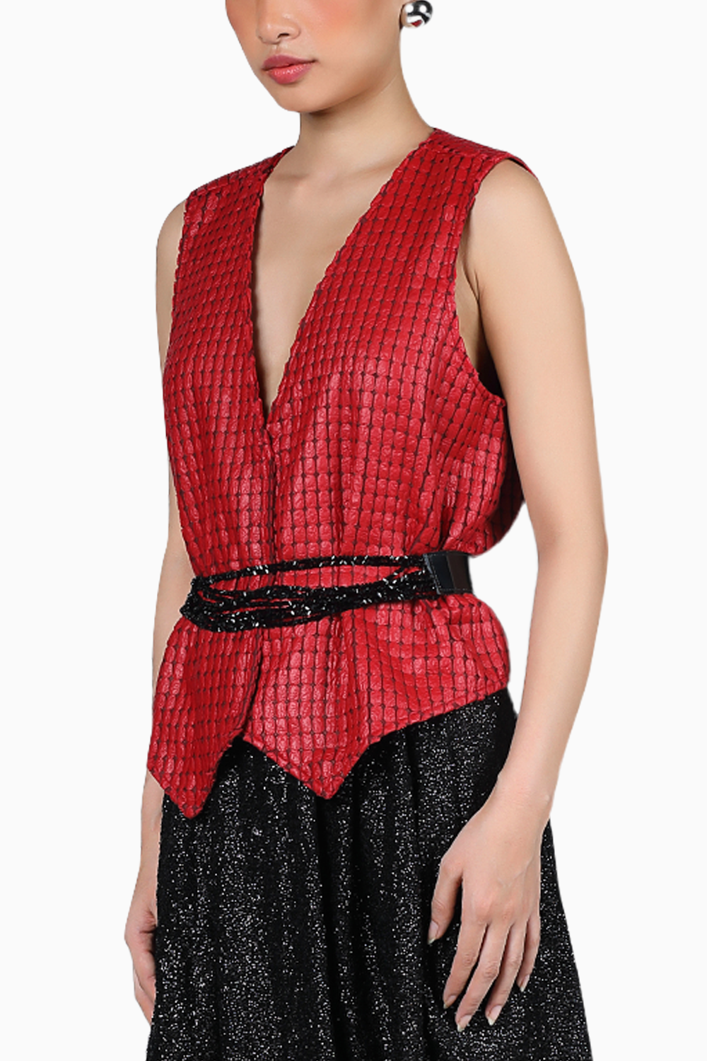 Red Bubble Waistcoat