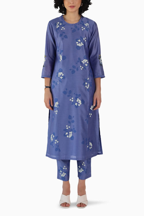 Sakura Print Twillight Tunic and Pant