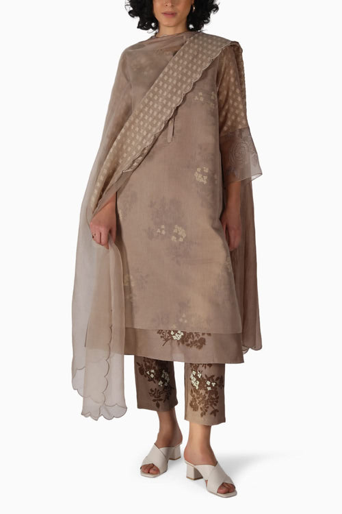 Yuri Printed Tunic and Pant with Dupatta