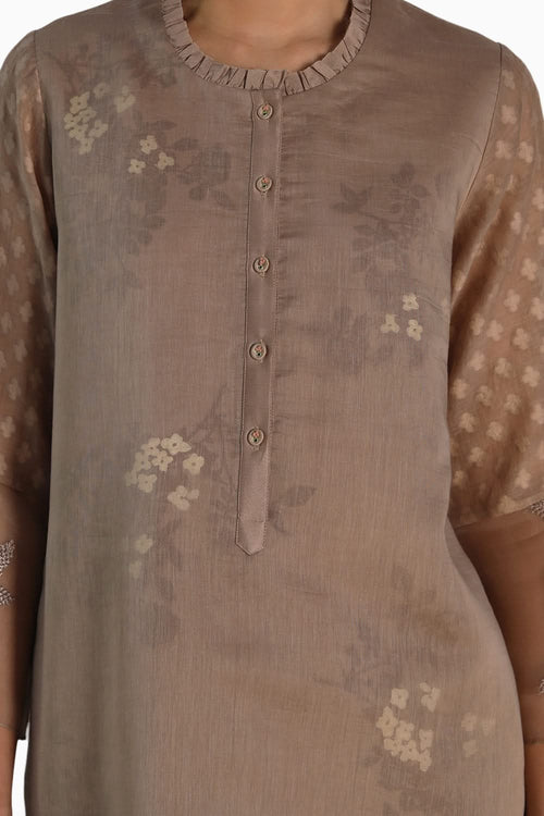 Yuri Printed Tunic and Pant with Dupatta
