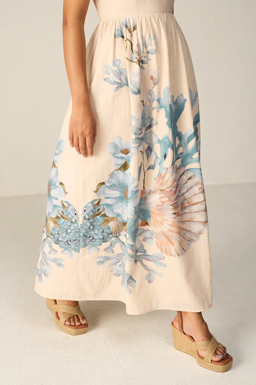 Ivory Orelia Midi Dress
