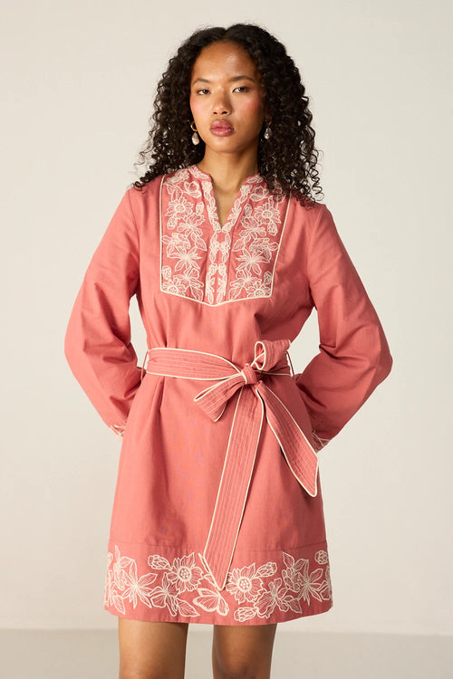 Pink Roselle Mini Dress