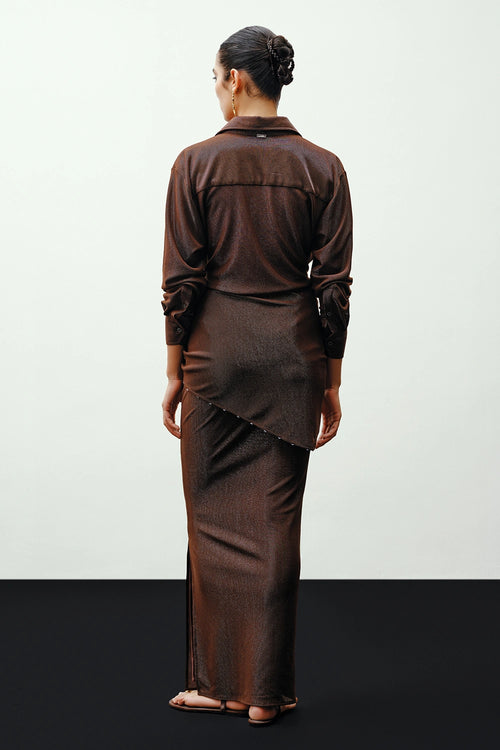 Brown Iris Shirt