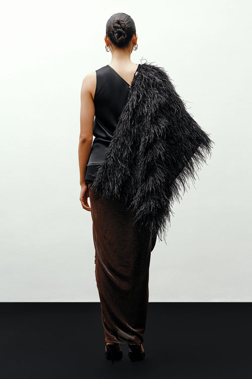 Black and Brown Singin Skirt