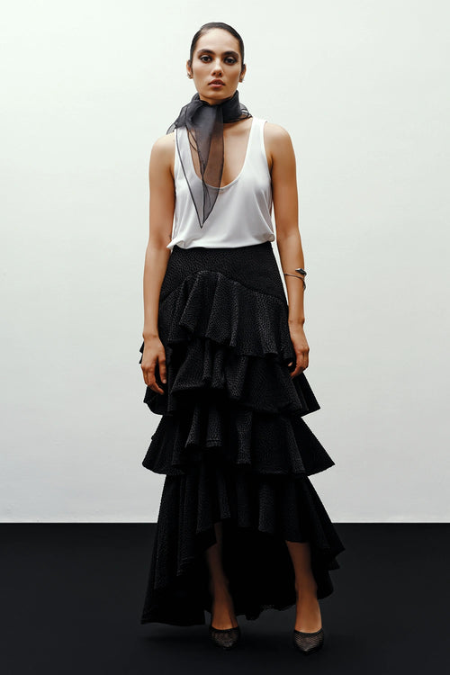 Black Valarie Skirt