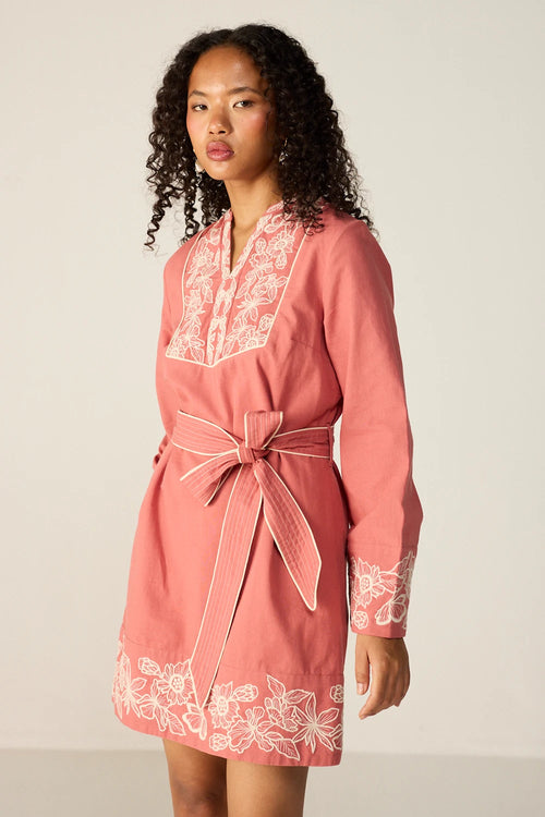 Pink Roselle Mini Dress