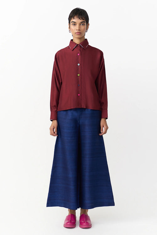 Play Burgundy Blouse