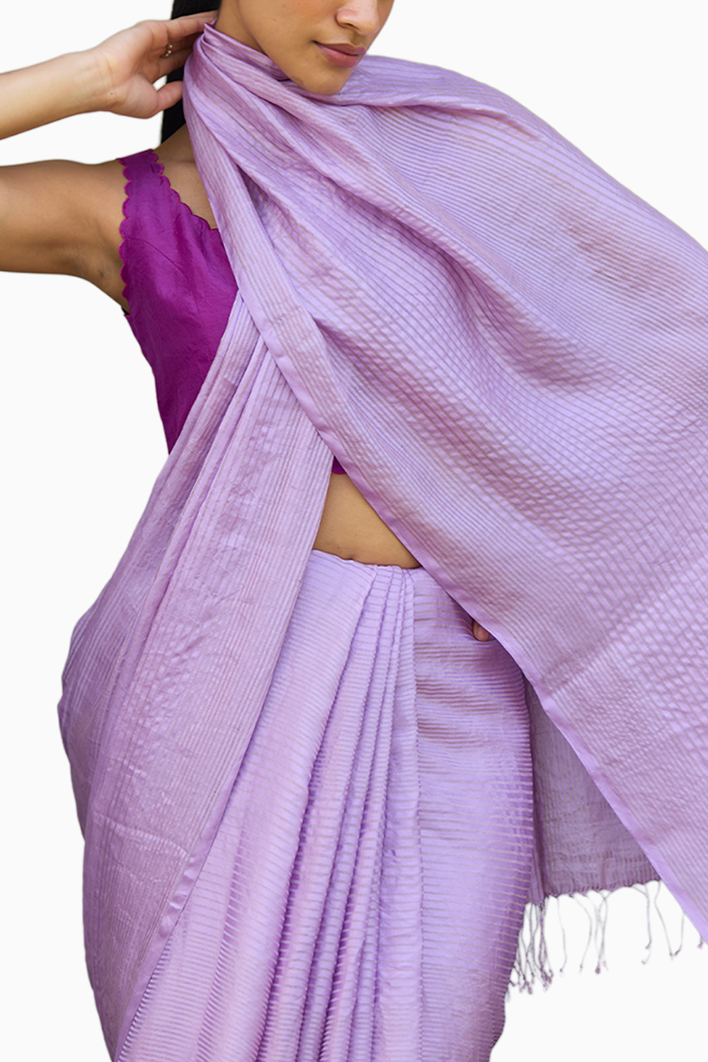 Inner Peace Pink Saree