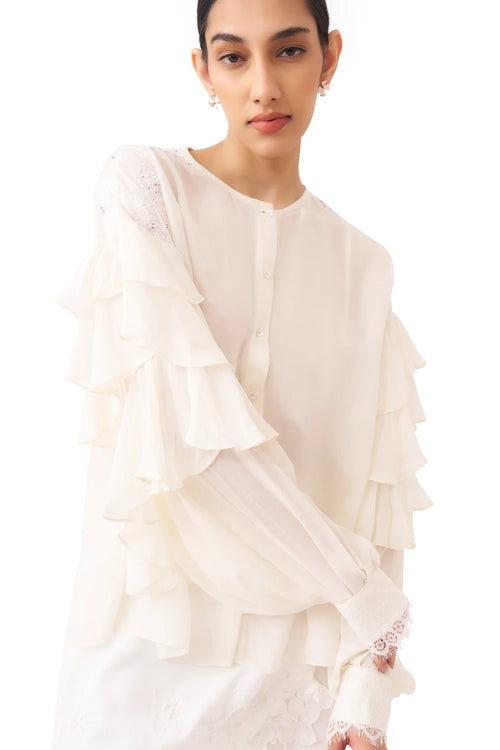 Camellia Ivory Shirt