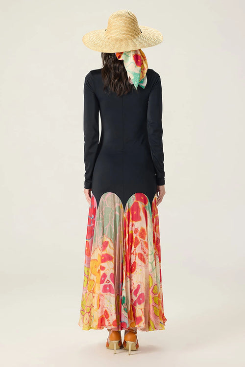 Black Multi Maeva Dress
