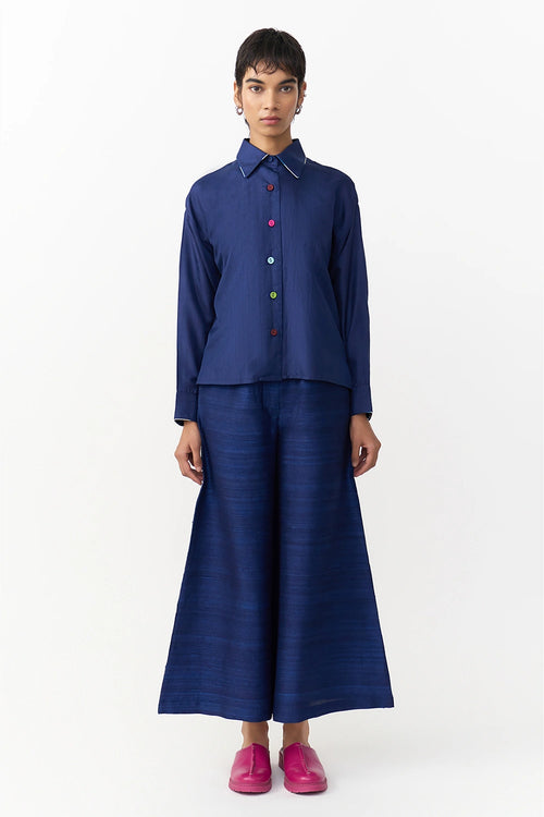 Navy Play Blouse