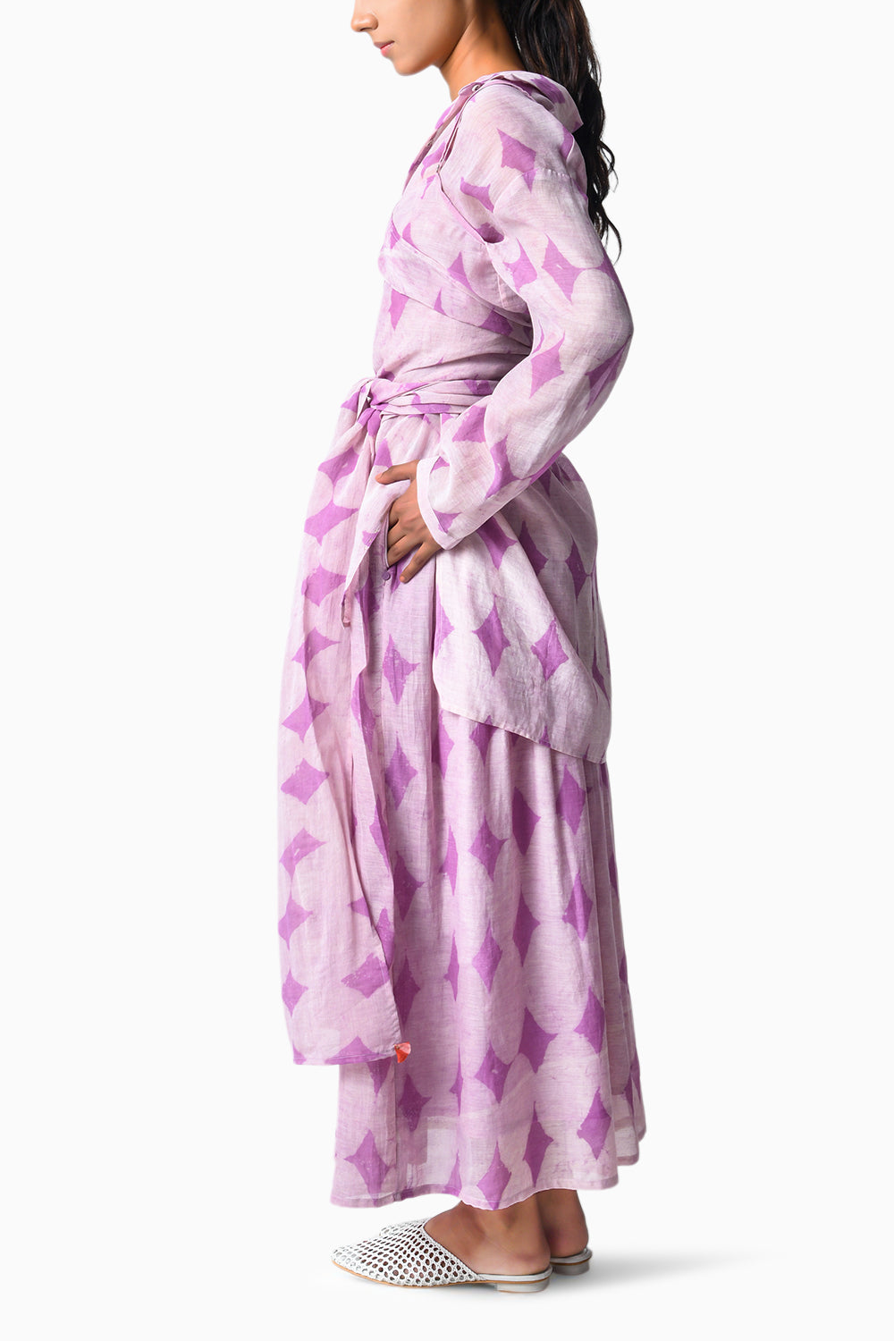 Cami Wrap Plum Co-Ord Set