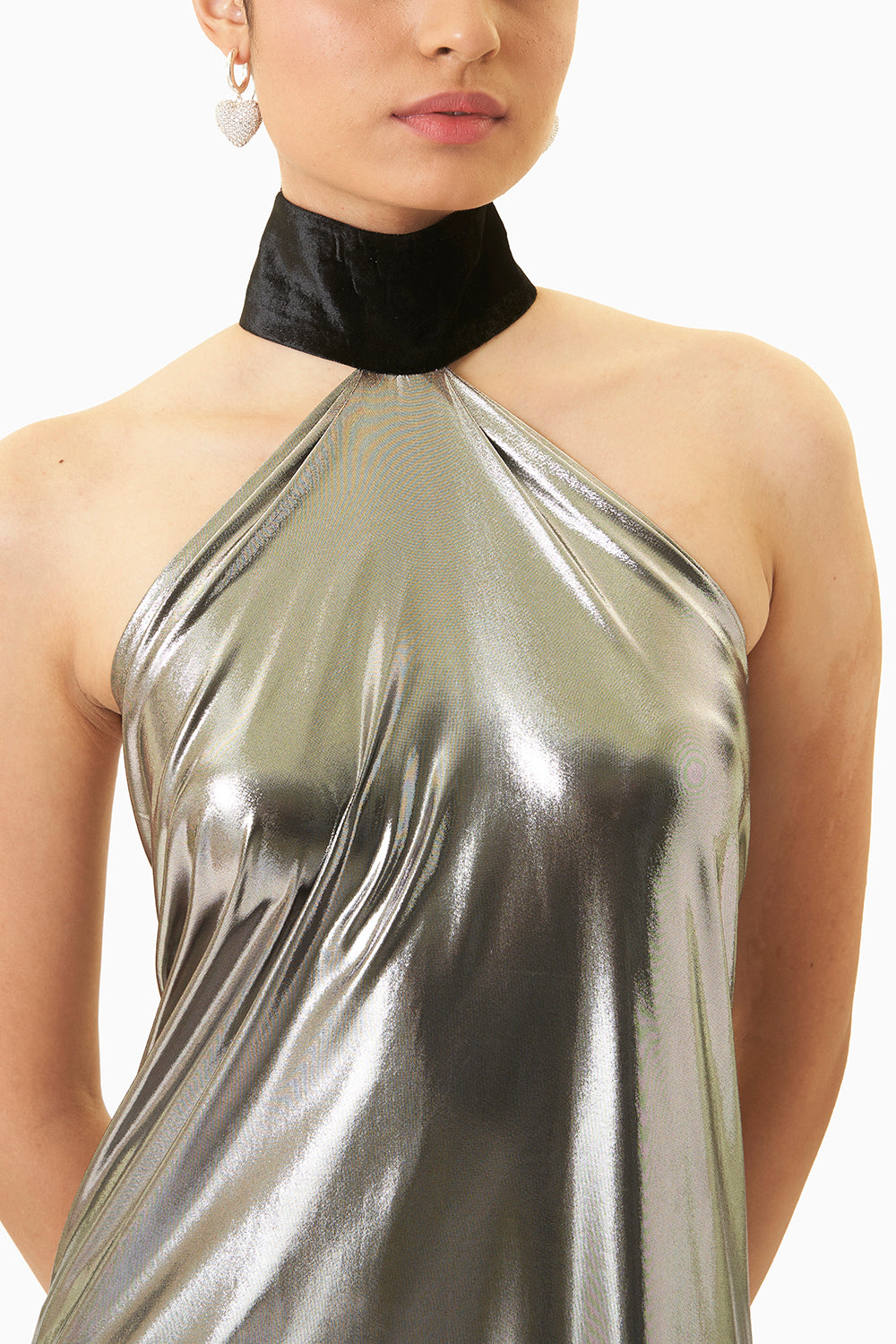 Oly Steel Silver Dress