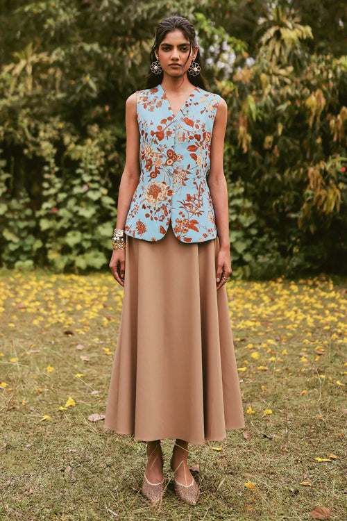 Porchia Waist Coat with Skirt