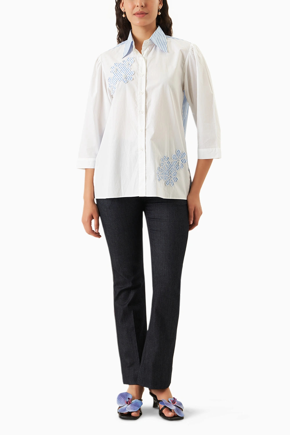 Loom and Bloom Applique Shirt