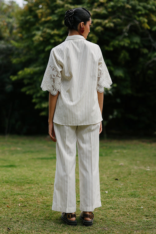 Cotton Bloom Applique Co-ord Set