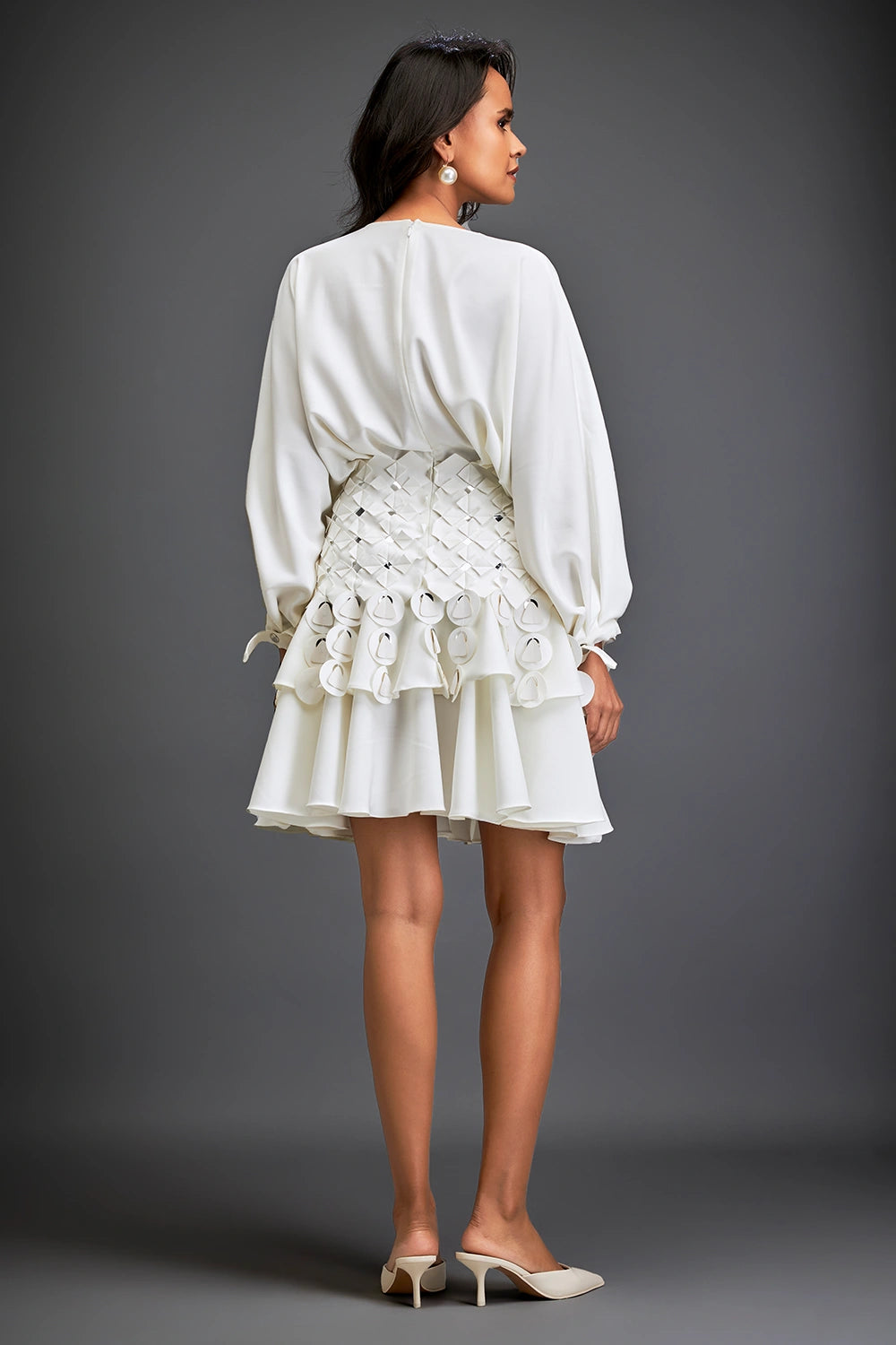 Moonlight Twirl Mesh Dress