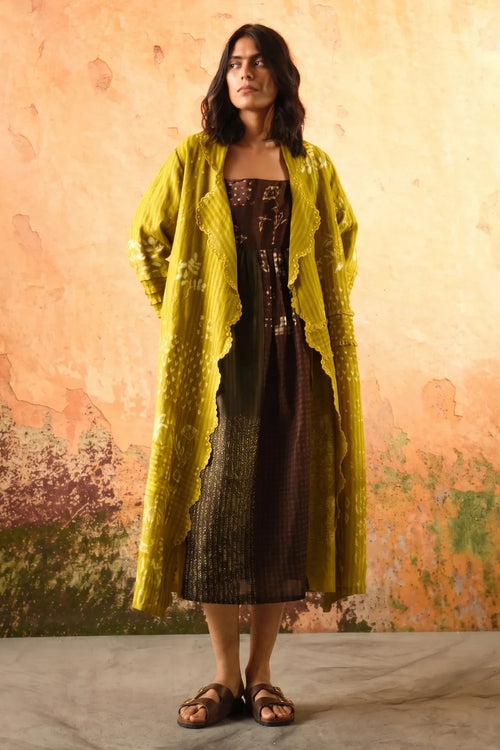 Multi Color Nerissa Dress with Mavi Jacket
