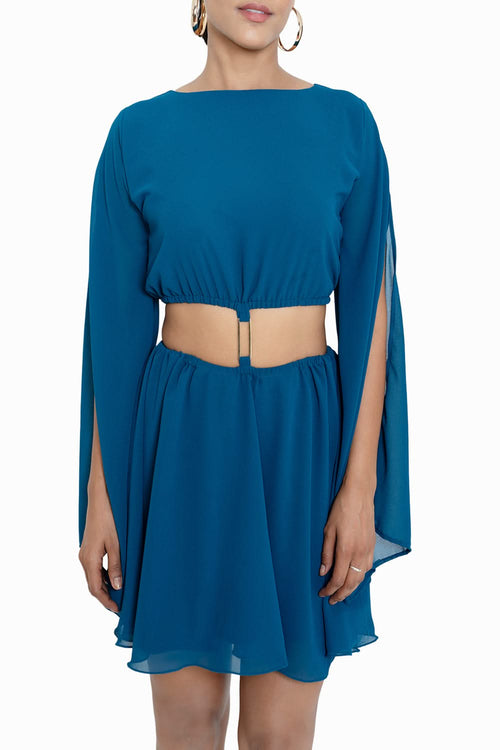Teal Blue Hazel Dress