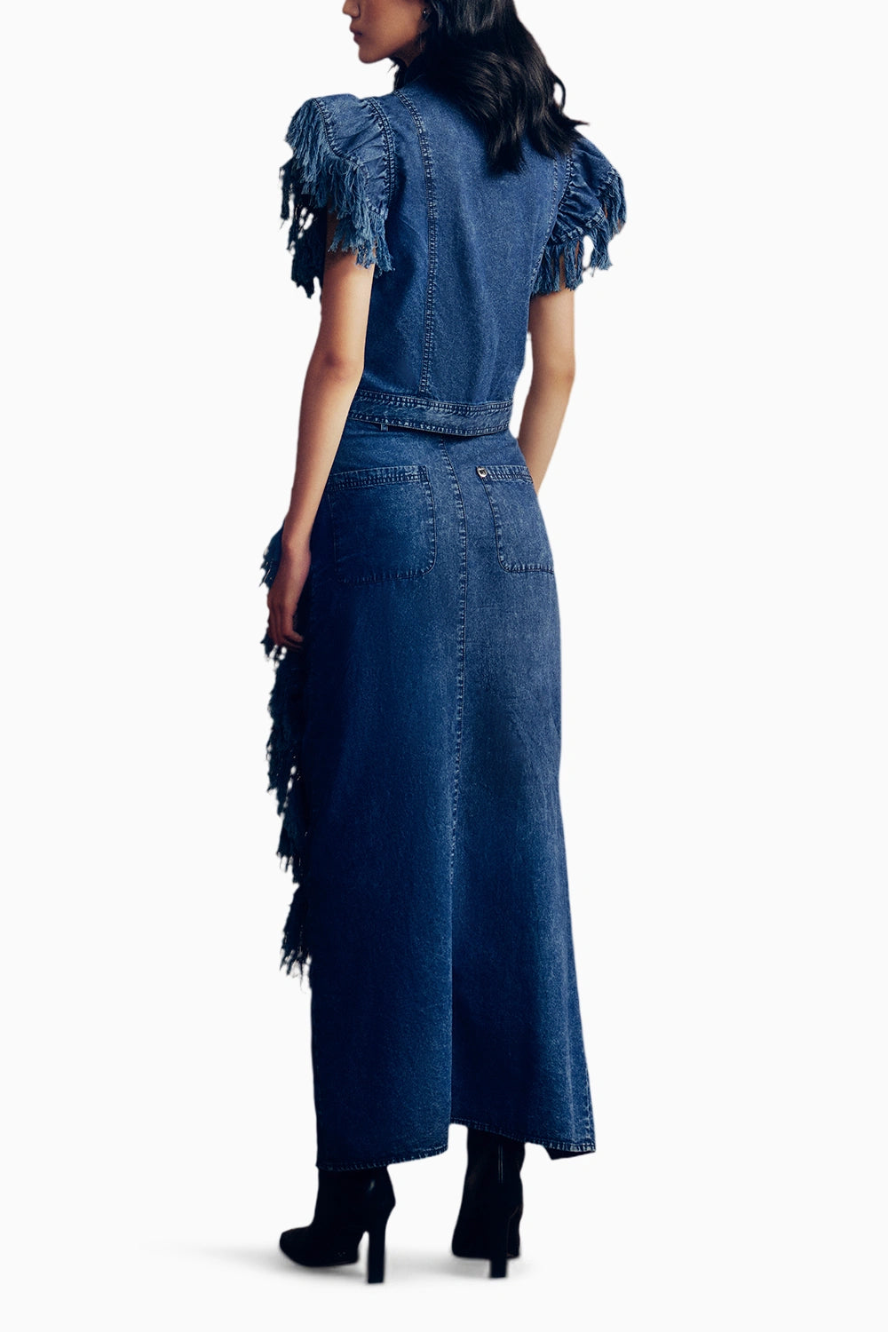 Frayed Denim Co-ord Set