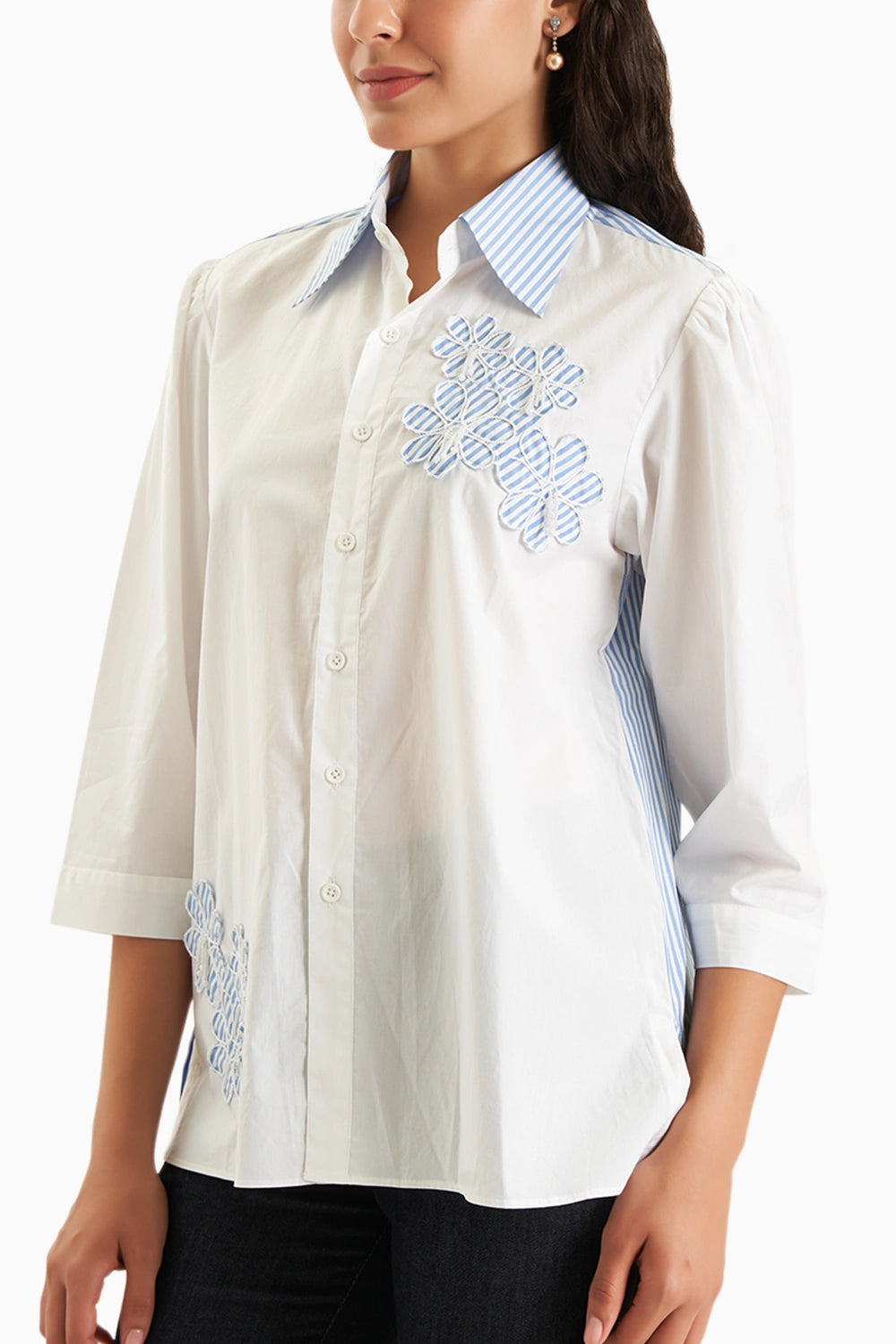 Loom and Bloom Applique Shirt