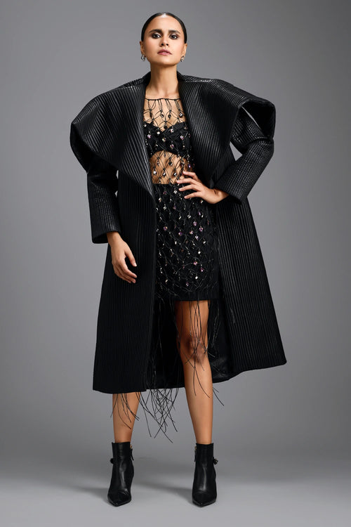 Crystal Fringe Embellished Co-ord Set