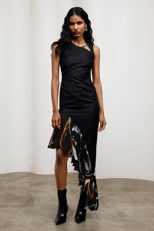 Kuro Asymmetrical Dress