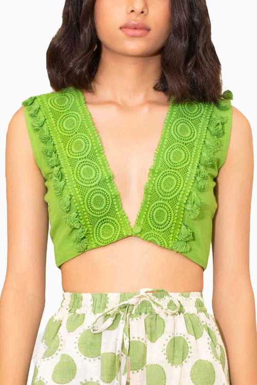 Naples Green Polka Co-ord Set