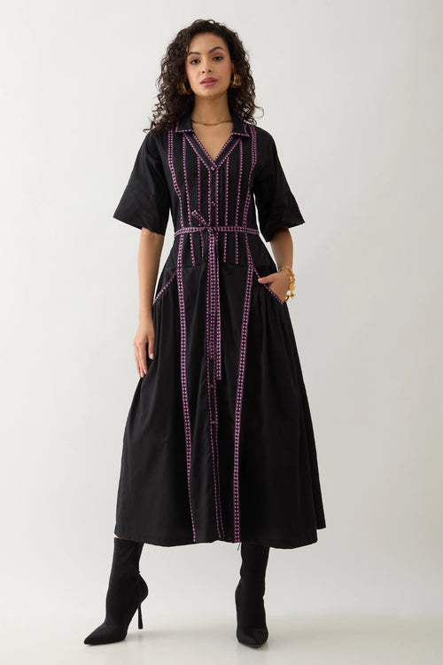 Morris Black Dress