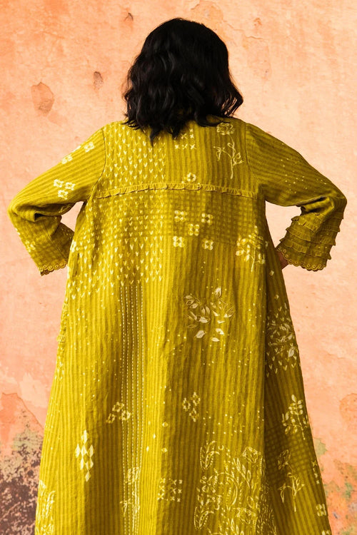 Multi Color Nerissa Dress with Mavi Jacket