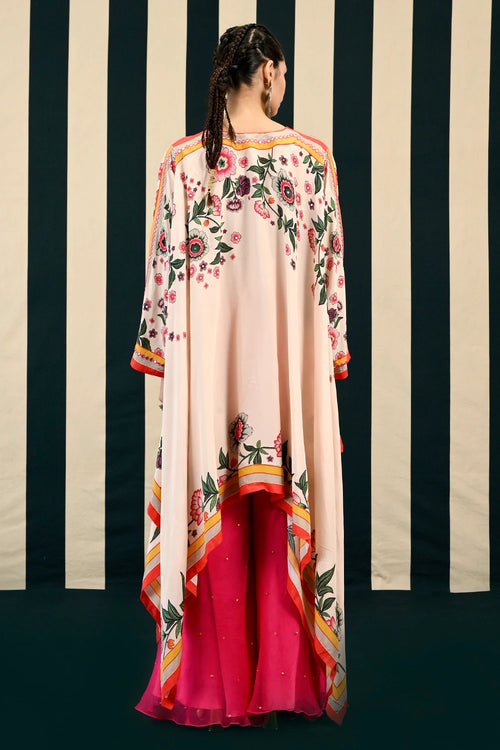 Gulmohar Rani Cape with Gharara
