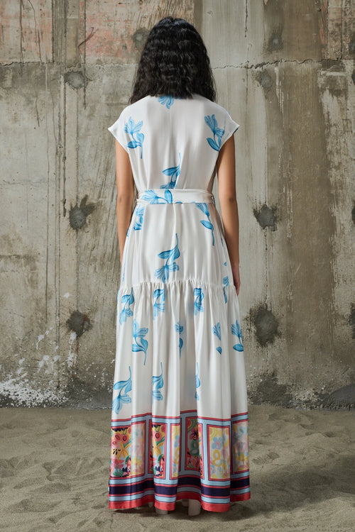 Blooming Edge Shirt Dress