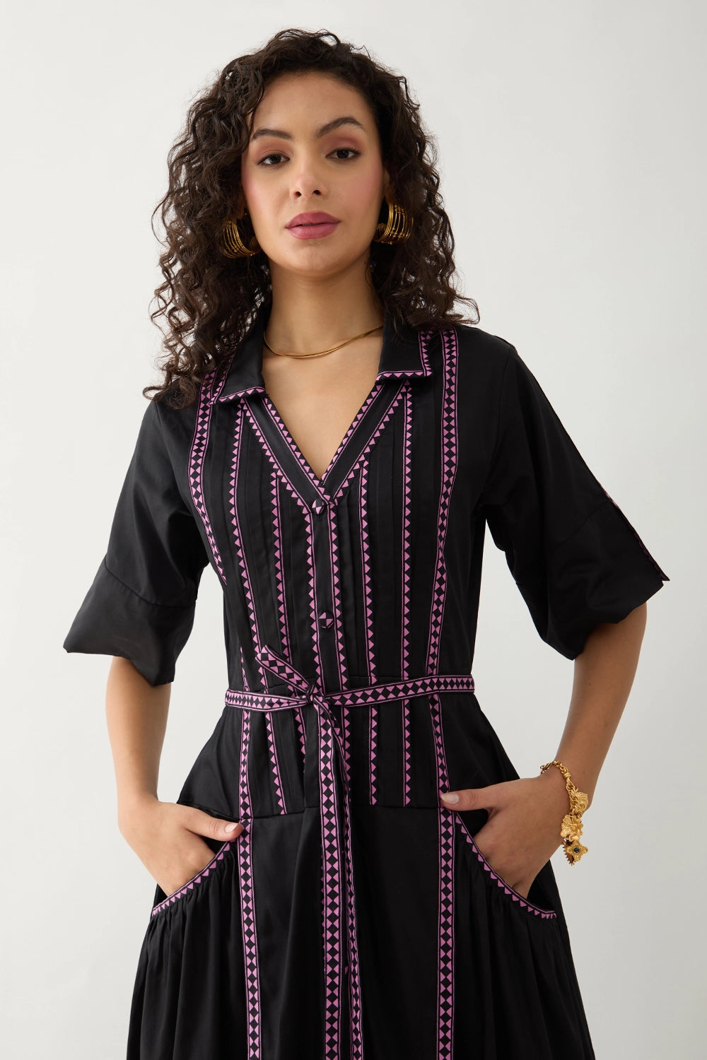 Morris Black Dress