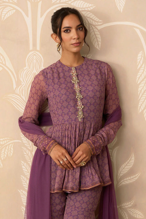 Izhaar Peplim 
Garara Set