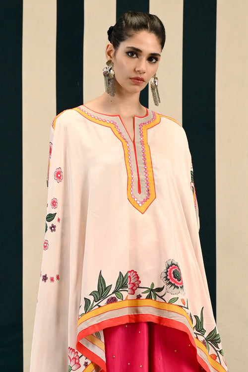 Gulmohar Rani Cape with Gharara