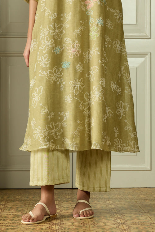 Meadow Thread Embroidered Co-ord Set