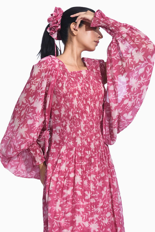 Sangria Smocked Set