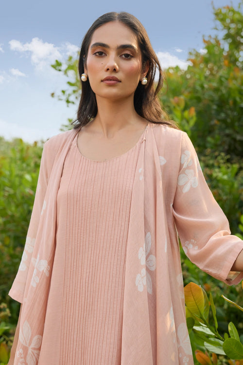 Blossom Pintuck Jacket Dress