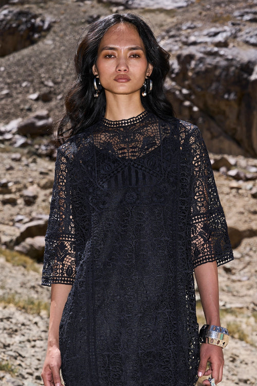 Boxy Lace Dress