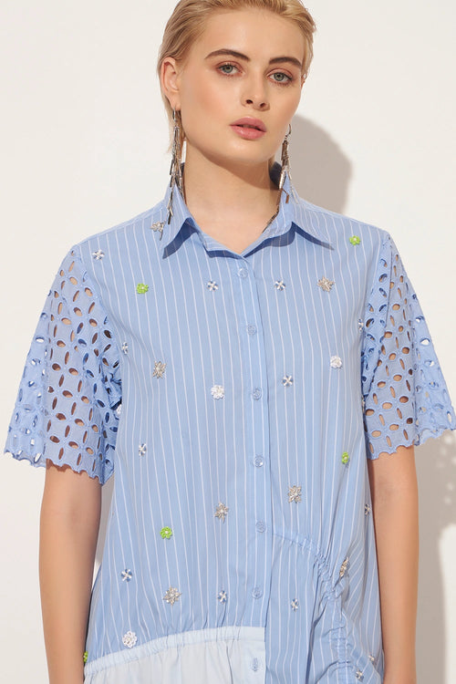 Blue Cyra Dress
