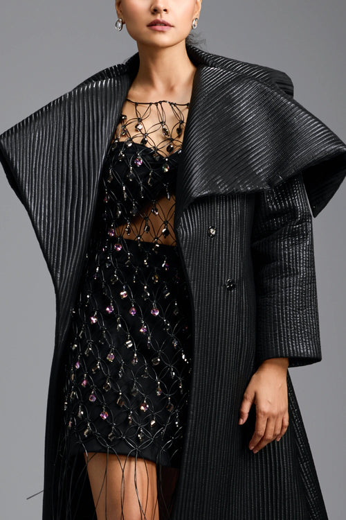 Crystal Fringe Embellished Co-ord Set