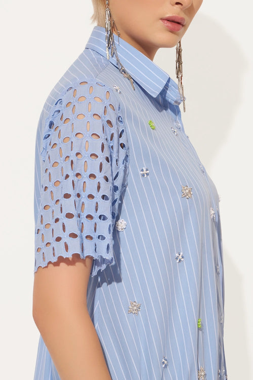 Blue Cyra Dress