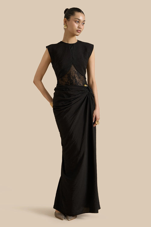 Noir Skirt Set