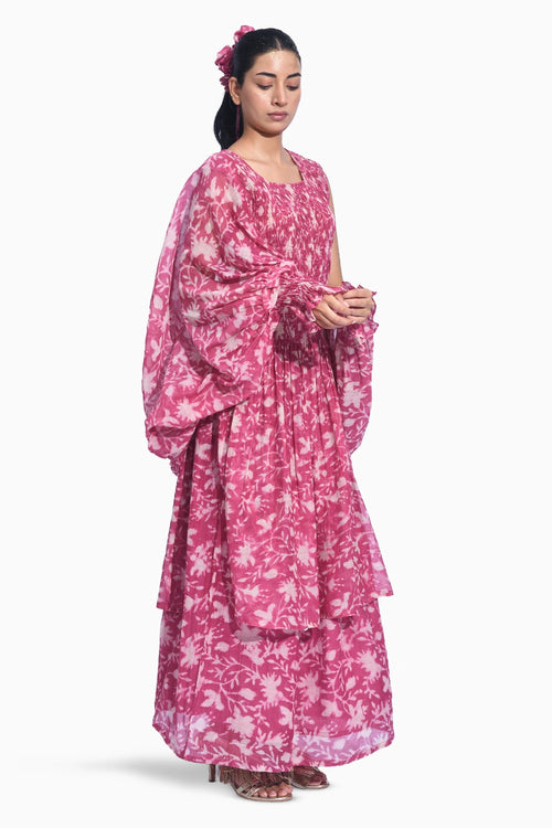 Sangria Smocked Set