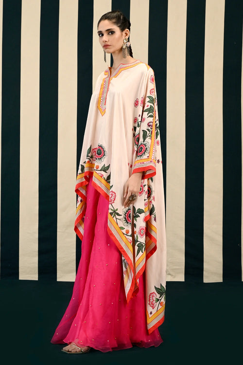 Gulmohar Rani Cape with Gharara