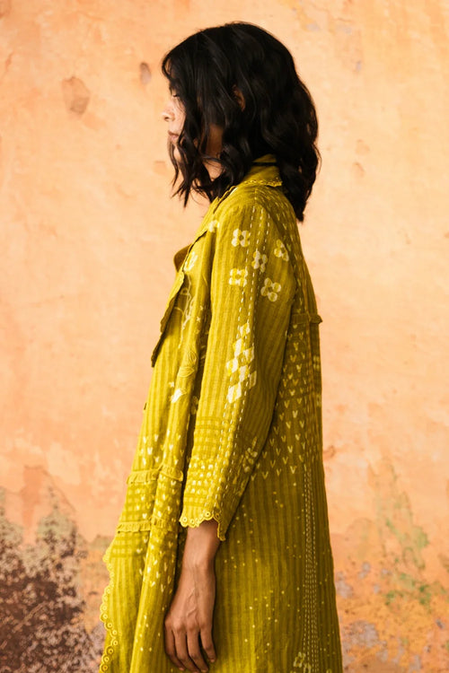 Multi Color Nerissa Dress with Mavi Jacket